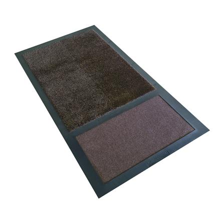 พรมดักฝุ่นฆ่าเชื้อ KLEEN-TEX 80x150 ซม. สีดำ/น้ำตาล_1