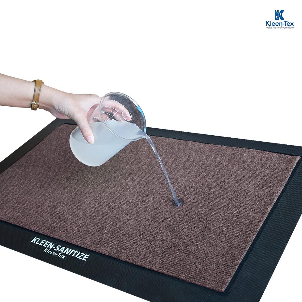 ถาดซับน้ำยาฆ่าเชื้อ KLEEN-TEX 50x80 ซม. สีดำ/น้ำตาล