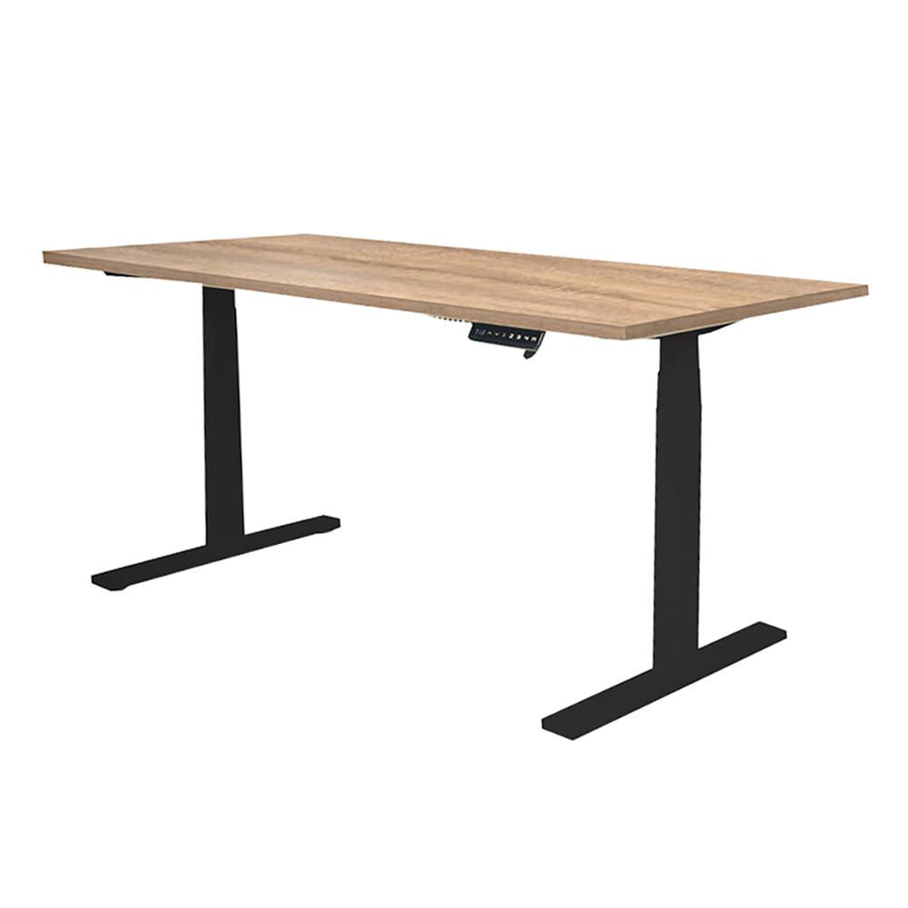 โต๊ะทำงานปรับระดับ ERGOTREND SIT 2 STAND Gen2A 150 ซม. สี SONOMA/ดำ