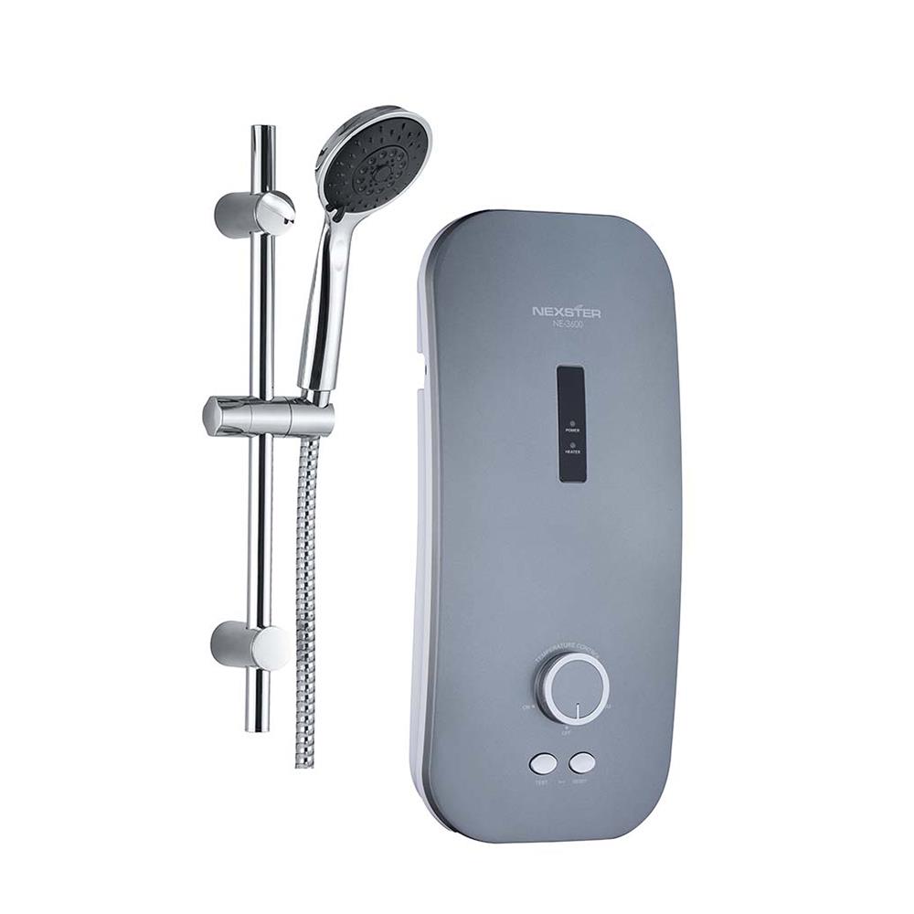 เครื่องทำน้ำอุ่น NEXSTER ELITE 3600 วัตต์ สีเทา