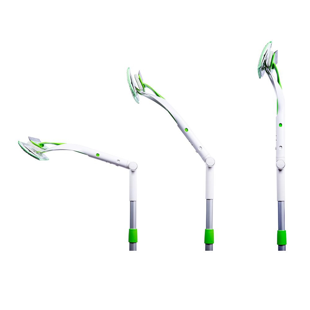 ชุดไม้เช็ดฝุ่นและกระจกปรับองศา 3 IN 1 SCOTCH-BRITE 11 นิ้ว สีเขียว