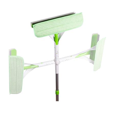 ชุดไม้เช็ดฝุ่นและกระจกปรับองศา 3 IN 1 SCOTCH-BRITE 11 นิ้ว สีเขียว_1