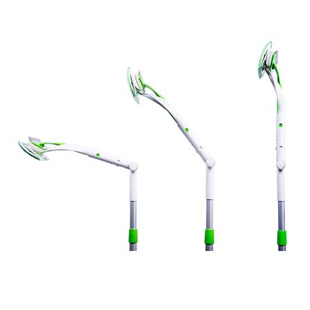 ชุดไม้เช็ดฝุ่นและกระจกปรับองศา 3 IN 1 SCOTCH-BRITE 11 นิ้ว สีเขียว_2