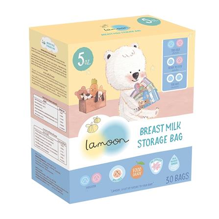 ถุงเก็บน้ำนมแม่ LAMOON 5 ออนซ์ 30 ใบ_0