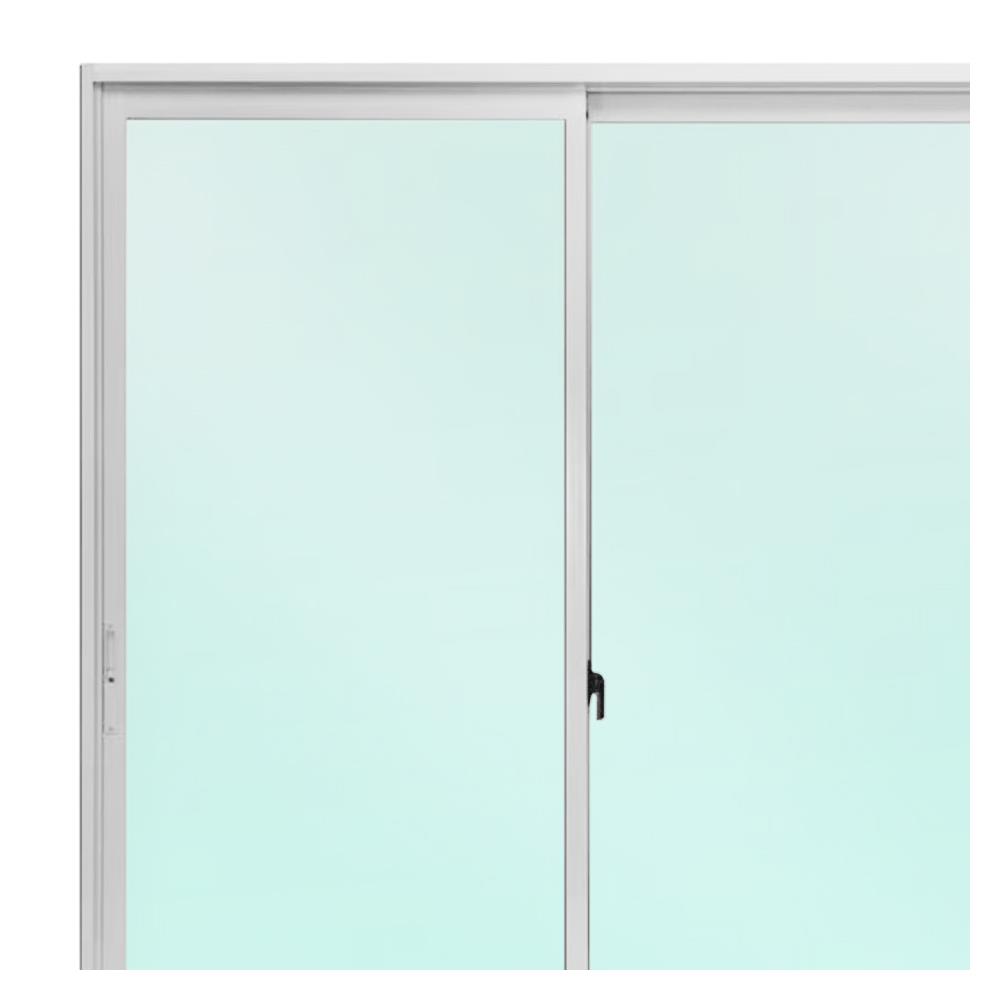 ประตูบานเลื่อน อะลูมิเนียม S-S มุ้ง AZLE 200X200 ซม. สีขาว