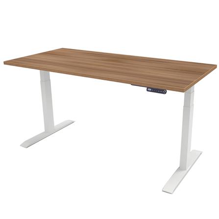 โต๊ะทำงานปรับระดับ ERGOTREND SIT 2 STAND GEN3 150 ซม. สี TEAK/ขาว