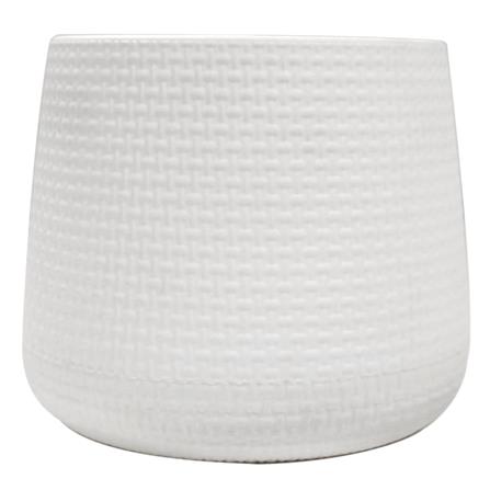 กระถางพลาสติก WACH 17 ซม. สีขาว_0