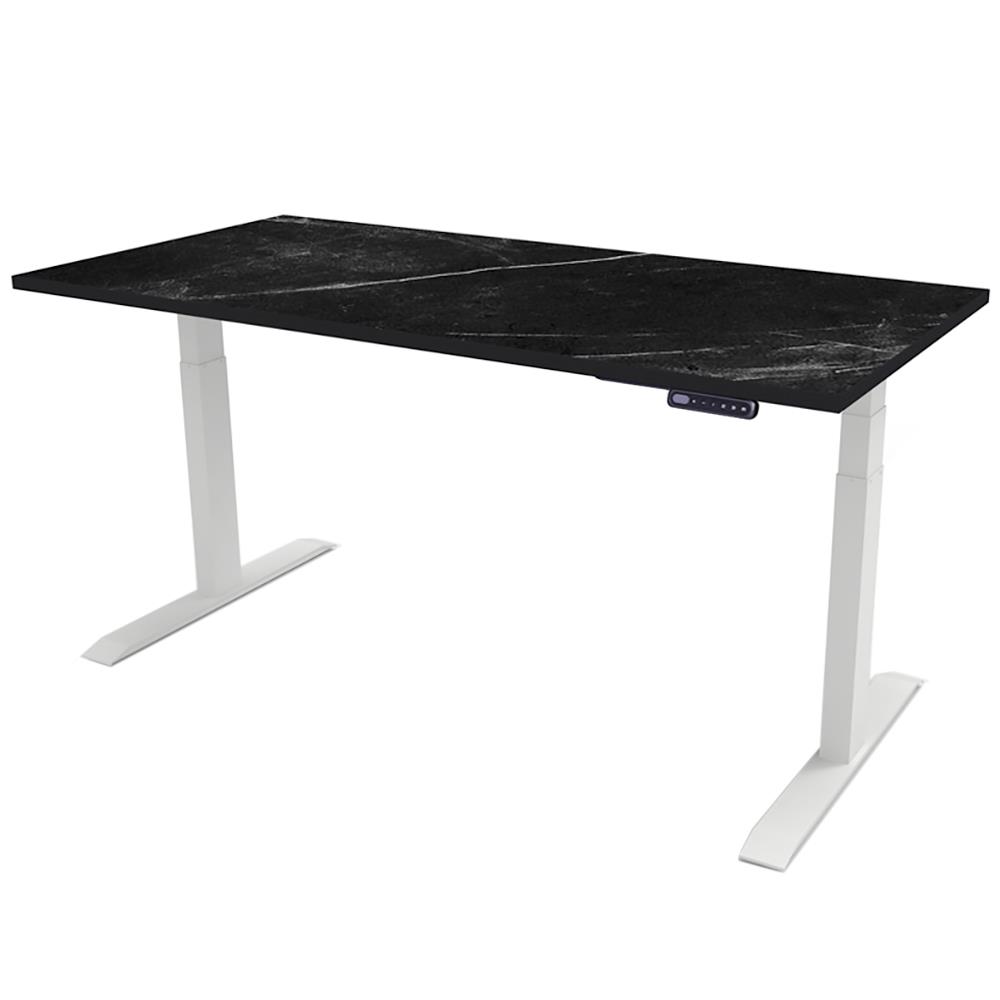 โต๊ะทำงานปรับระดับ ERGOTREND SIT 2 STAND GEN3 150 ซม. สี MIDNIGHT MABLE/ขาว