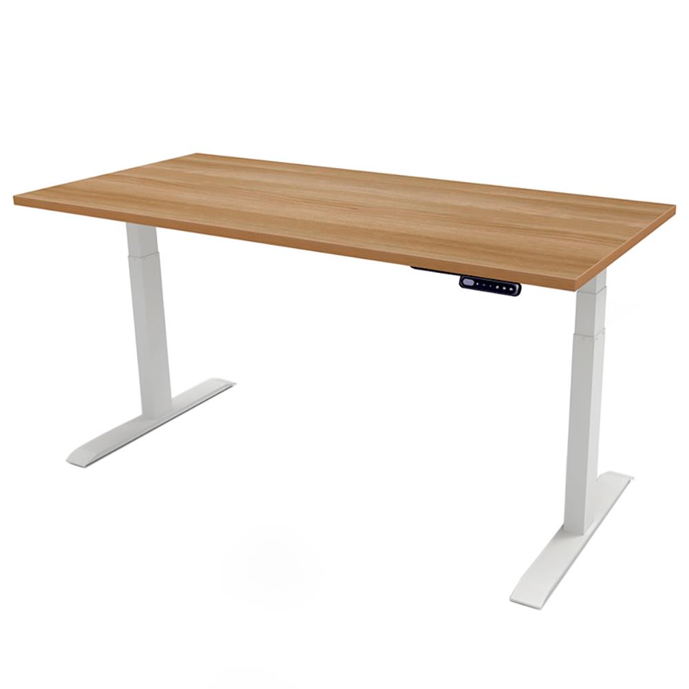 โต๊ะปรับระดับไฟฟ้า ERGOTREND SIT 2 STAND GEN3 150 ซม. สี VINTAGE OAK/ขาว