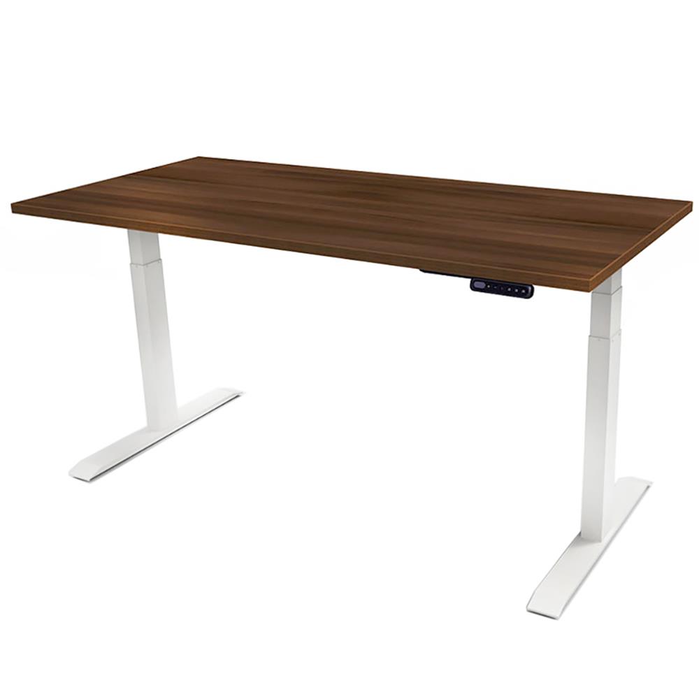 โต๊ะทำงานปรับระดับ ERGOTREND SIT 2 STAND GEN3 150 ซม. สี CLASSIC TEAK/ขาว