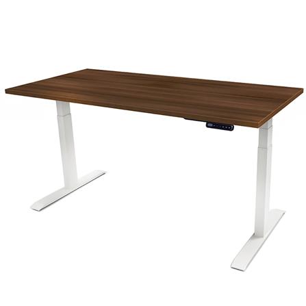 โต๊ะทำงานปรับระดับ ERGOTREND SIT 2 STAND GEN3 150 ซม. สี CLASSIC TEAK/ขาว