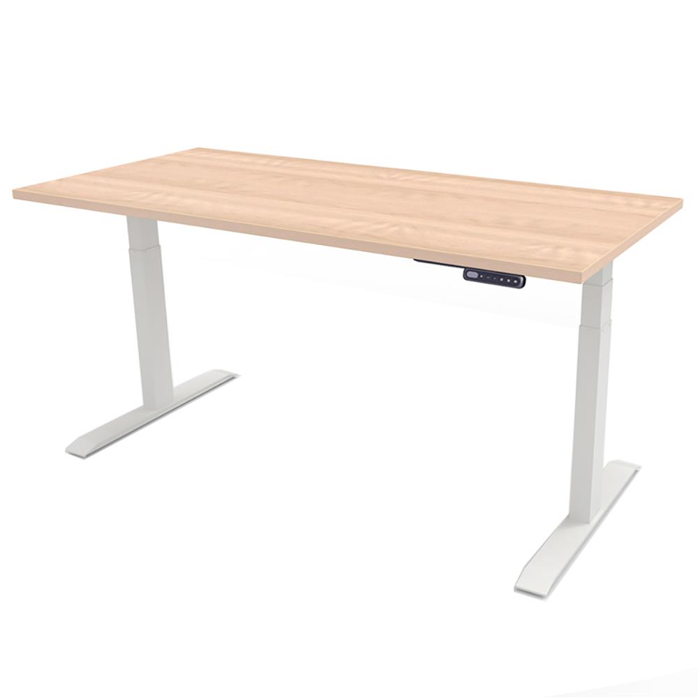 โต๊ะทำงานปรับระดับ ERGOTREND SIT 2 STAND GEN3 150 ซม. สี SHIMO ASH/ขาว