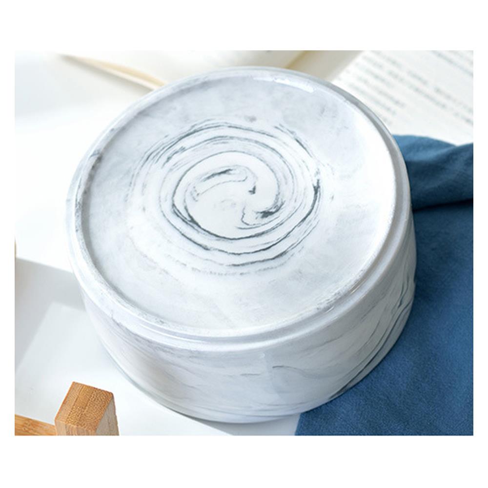 ชามเซรามิก 8 นิ้ว BAMBOO MARBLE สีเทา