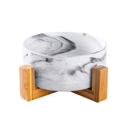 ชามเซรามิก 8 นิ้ว BAMBOO MARBLE สีเทา_0