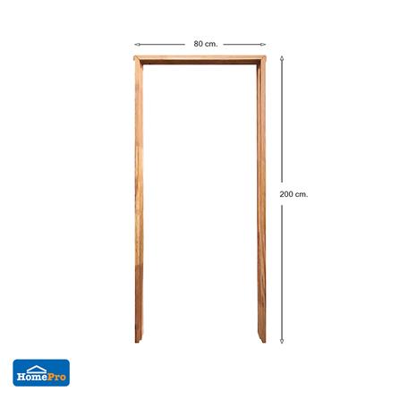 วงกบประตูไม้แคมปัส AZLE 80X200 ซม. สีธรรมชาติ_6