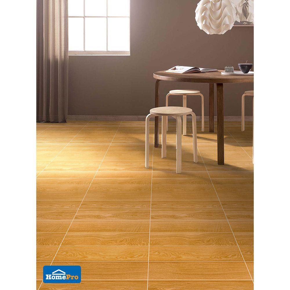 กระเบื้องพื้น 40x40 ซม. เมแกนวู้ด นิว น้ำตาล 0.96M2