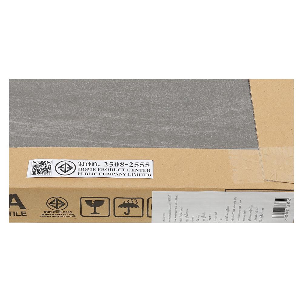 กระเบื้องพื้น 40x40 ซม. การ์เซีย นิว แบล็ค 0.96M2