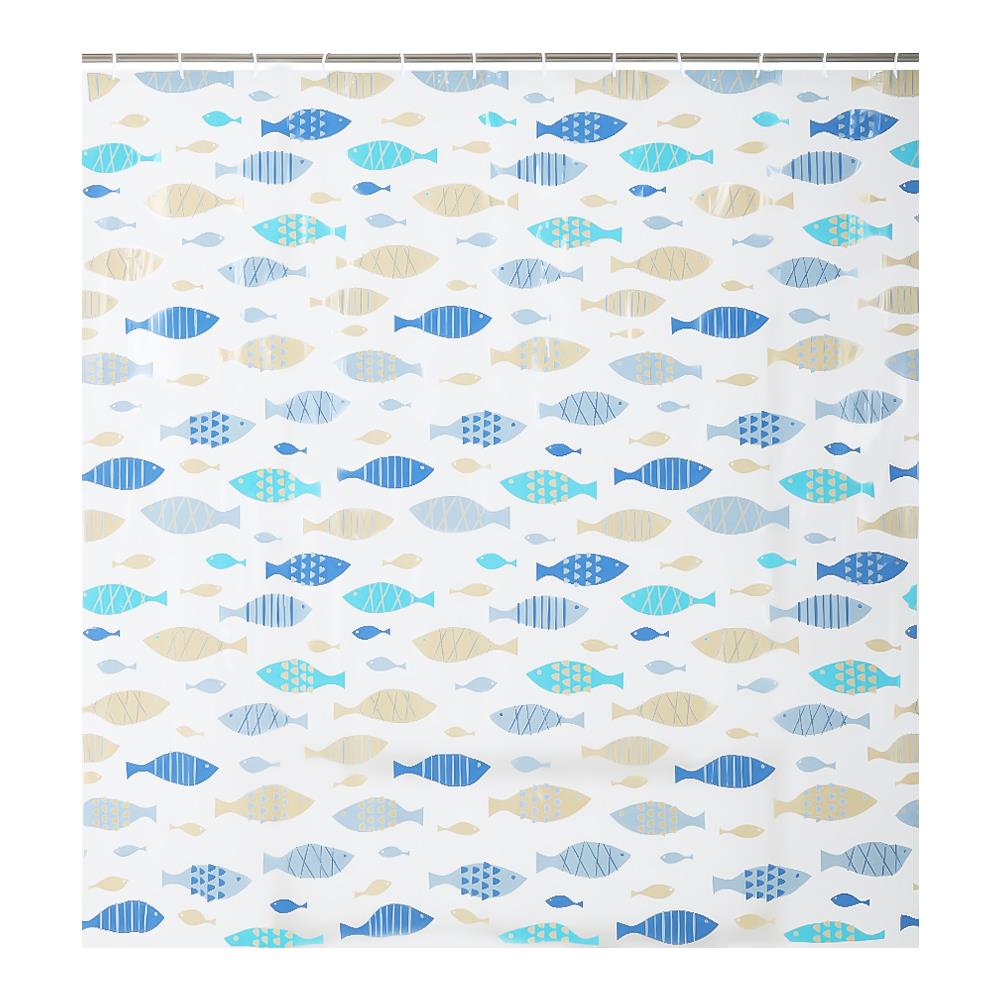 ม่านห้องน้ำ PVC WSP SCP-2/B5127 180x180ซม.