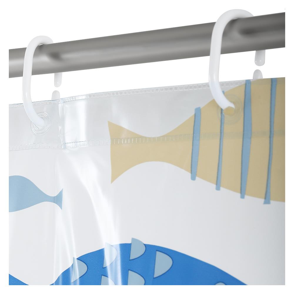 ม่านห้องน้ำ PVC WSP SCP-2/B5127 180x180ซม.