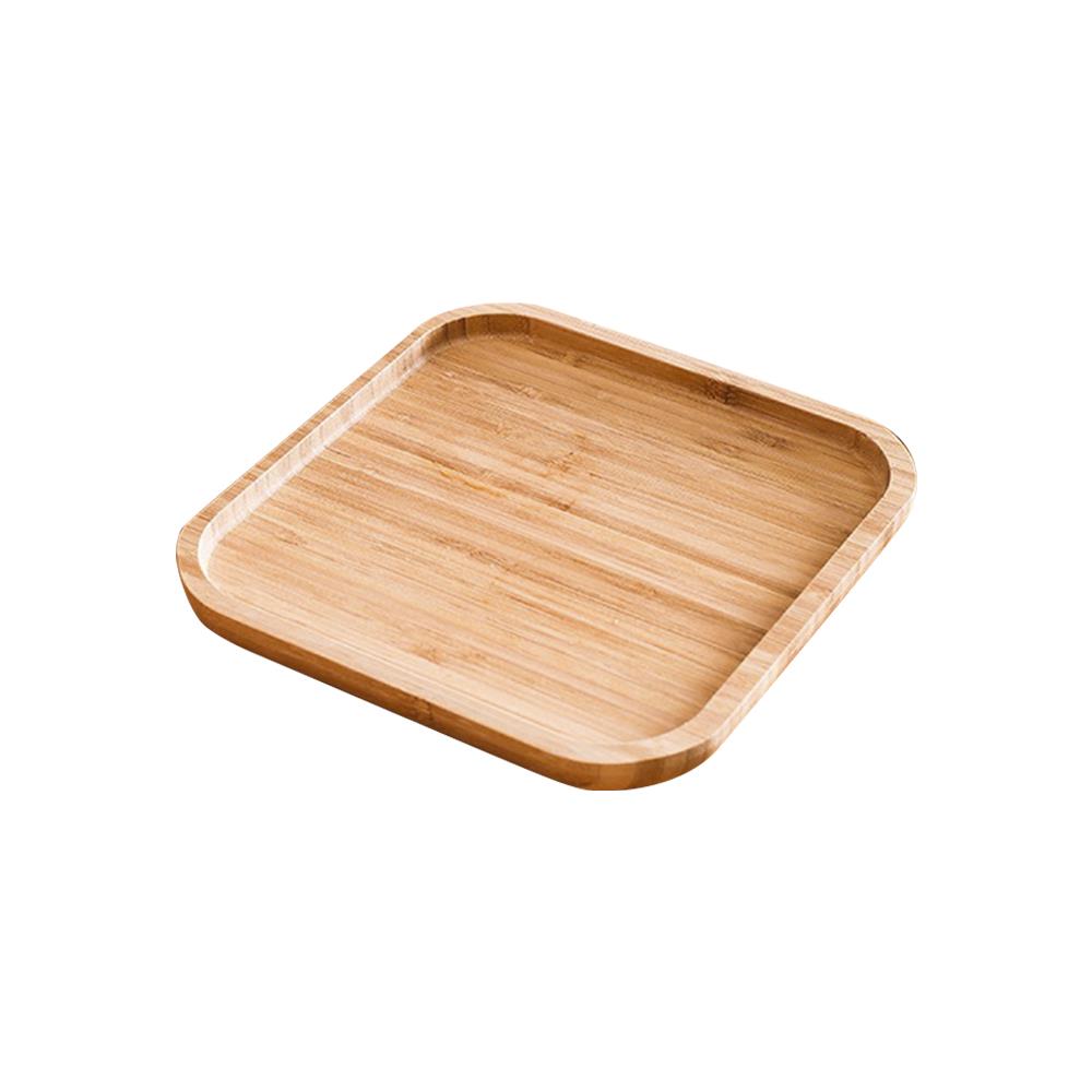 ถาดไม้ไผ่เหลี่ยม BAMBOO 25x25 ซม.