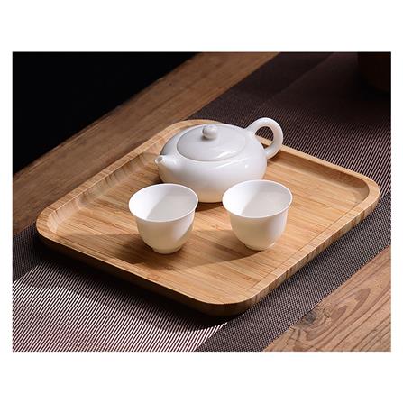 ถาดไม้ไผ่เหลี่ยม BAMBOO 25x25 ซม._1