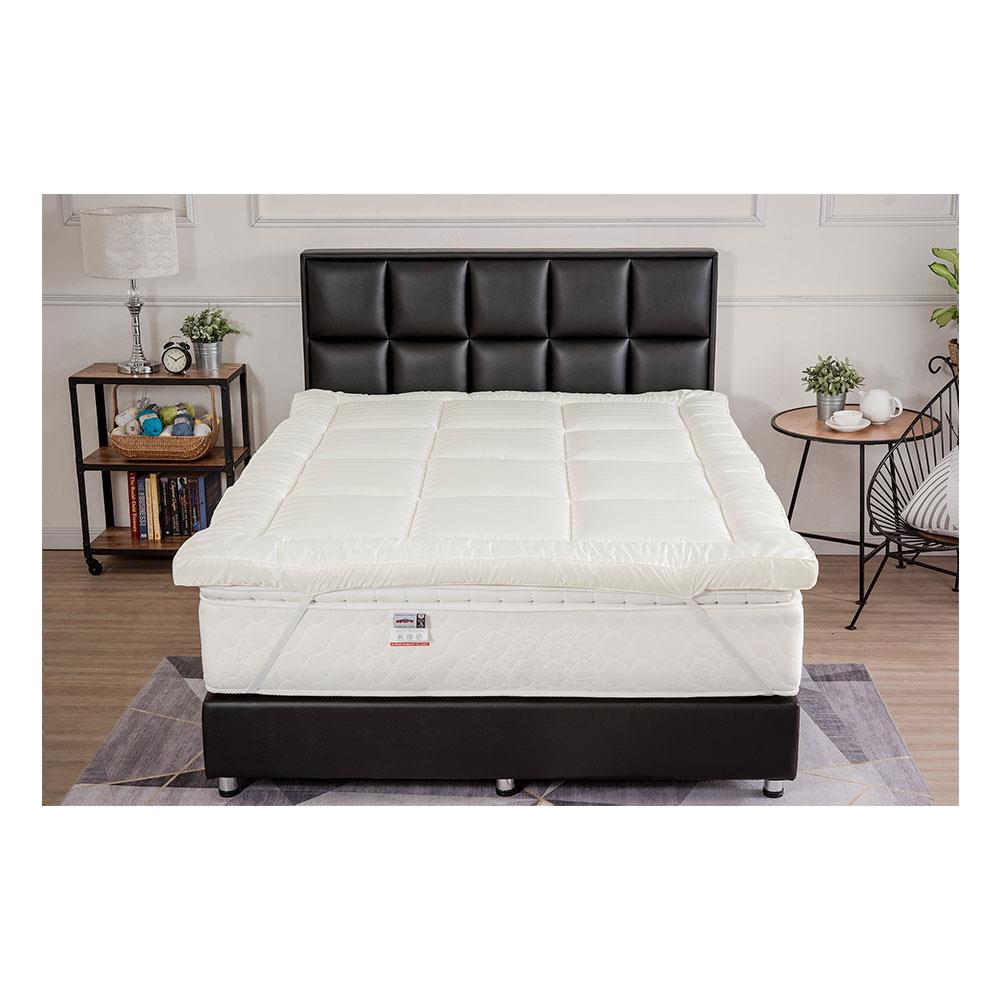 แผ่นรองนอน 3.5 ฟุต LUCKY MATTRESS PREMIUM SOFT สีครีม