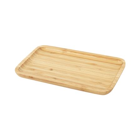 ถาดไม้ไผ่เหลี่ยม BAMBOO 14x25 ซม.