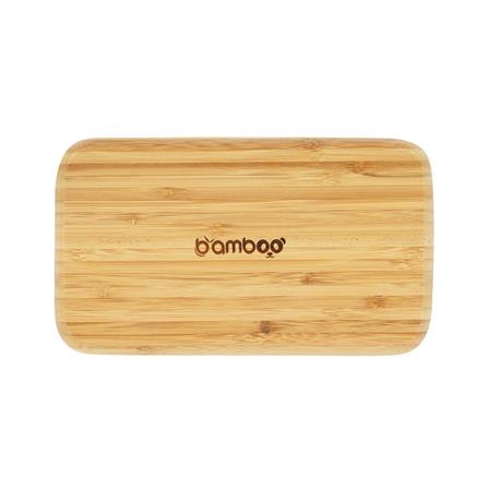 ถาดไม้ไผ่เหลี่ยม BAMBOO 14x25 ซม._2