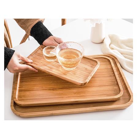 ถาดไม้ไผ่เหลี่ยม BAMBOO 14x25 ซม._3