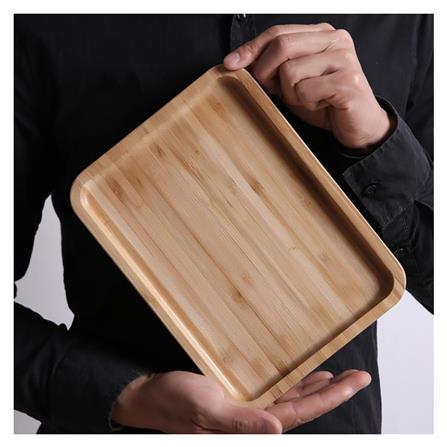 ถาดไม้ไผ่เหลี่ยม BAMBOO 14x25 ซม._4