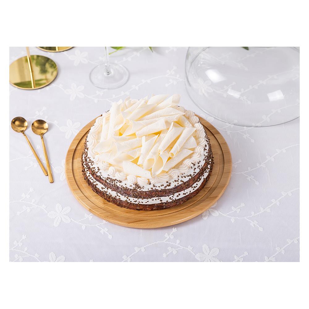 ที่วางเค้กพร้อมฝาแก้ว BAMBOO 11 นิ้ว