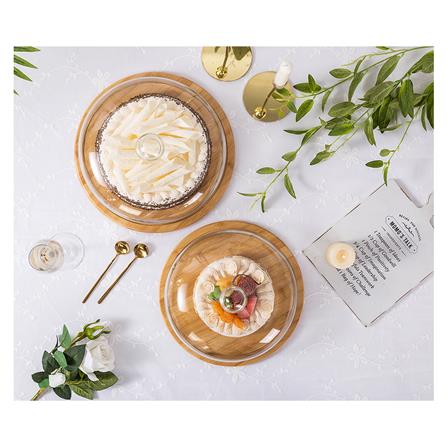 ที่วางเค้กพร้อมฝาแก้ว BAMBOO 11 นิ้ว_6