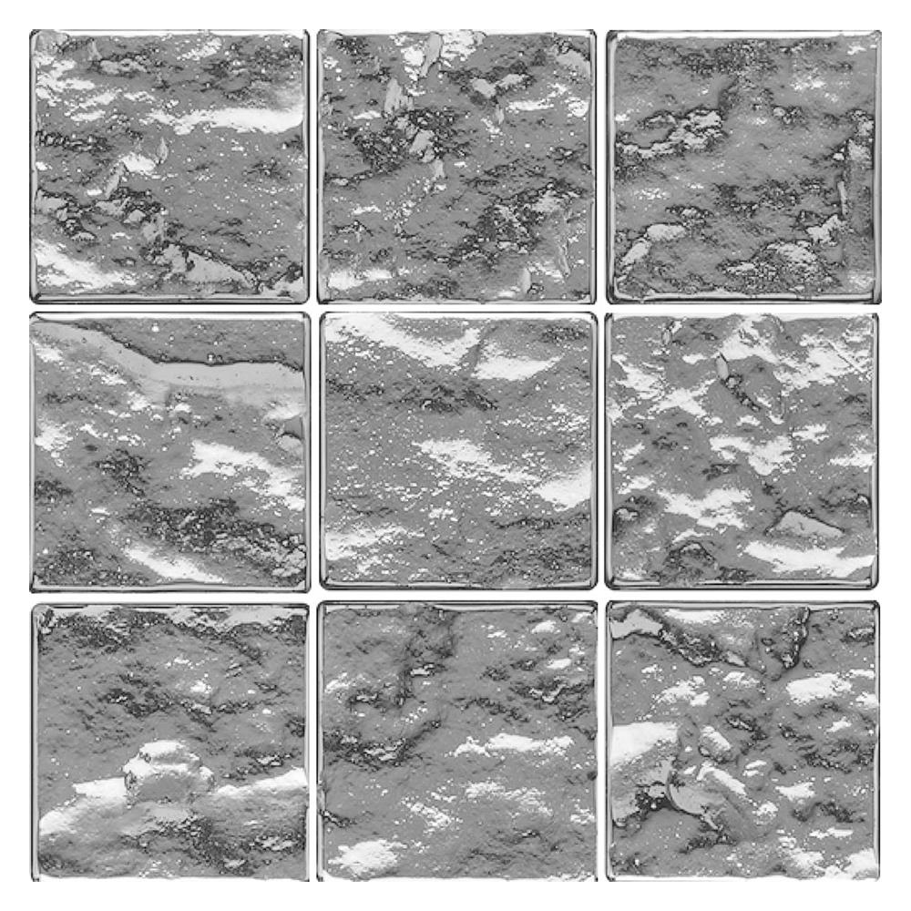 โมเสคแก้ว 30x30 ซม. รีกัล 2 เงิน EXO