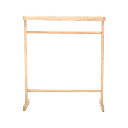 ราวพาดผ้าไม้ยางพารา4เส้น MINI สีธรรมชาติ PLIM_1