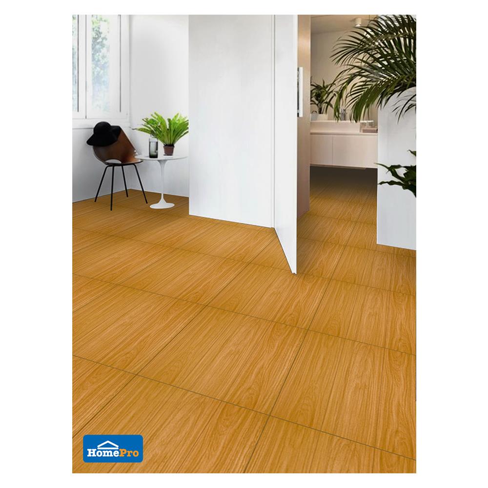 กระเบื้องพื้น 40x40 ซม. ฮอลลี่วู้ด นิว น้ำตาล 0.96M2