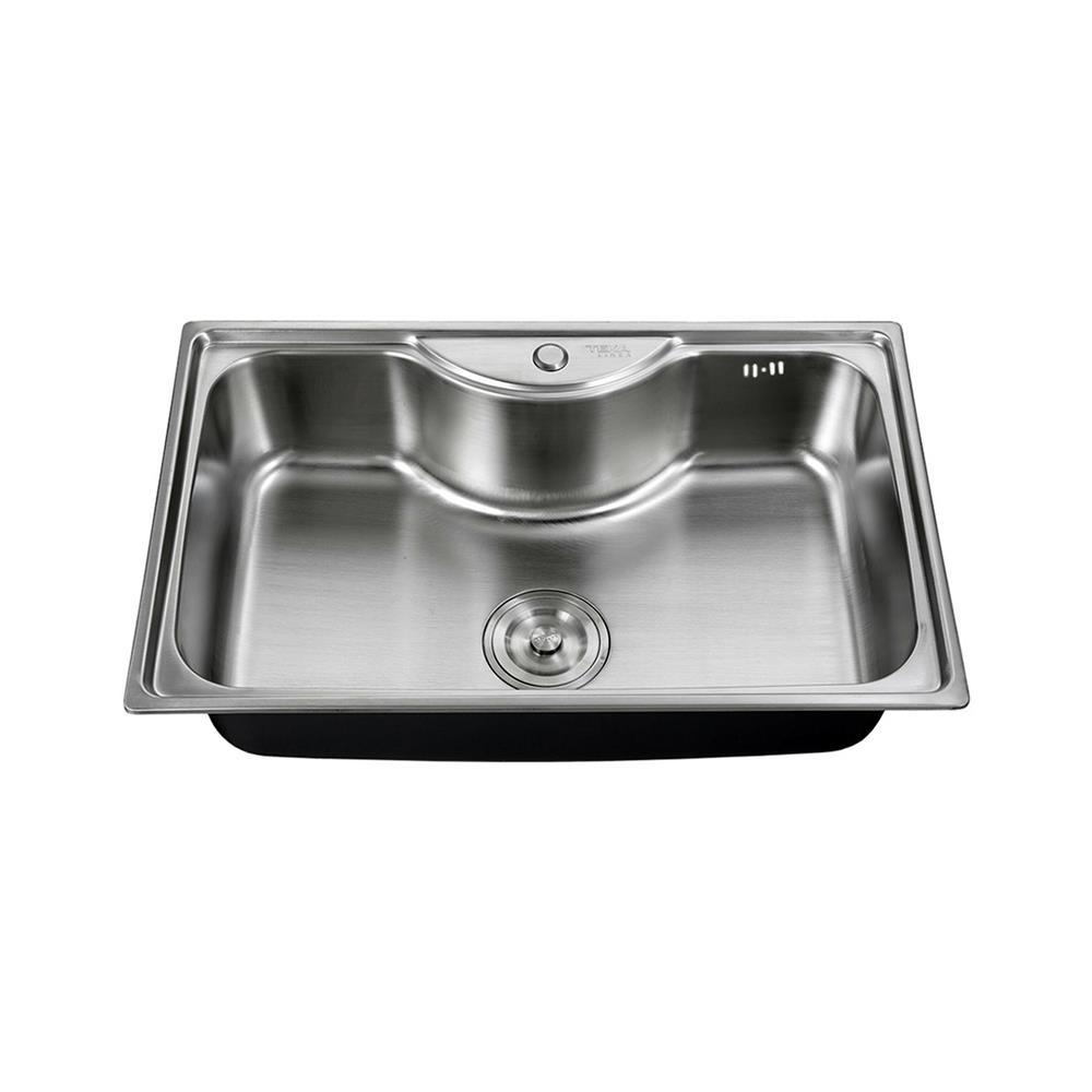 ซิงค์ฝัง 1หลุม LINEA V80.50 1B สเตนเลส