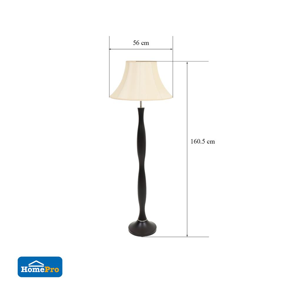 ไฟตั้งพื้น CARINI ML-82200 สีน้ำตาล/ลายไม้