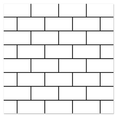 กระเบื้องพื้น 40x40 ซม. คอสโม่ นิว แบล็ค ไวท์ 0.96M2