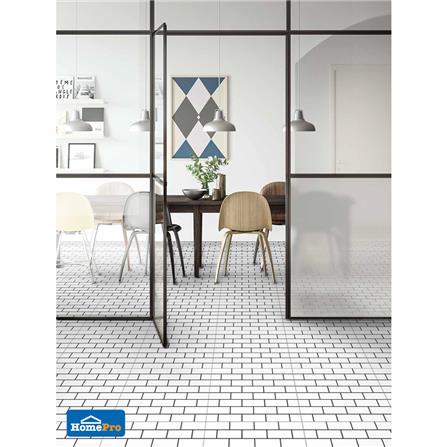 กระเบื้องพื้น 40x40 ซม. คอสโม่ นิว แบล็ค ไวท์ 0.96M2_2