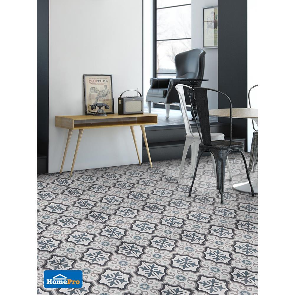 กระเบื้องพื้น 40x40 ซม. ไอโซร่า นิว ครีมเทา 0.96M2