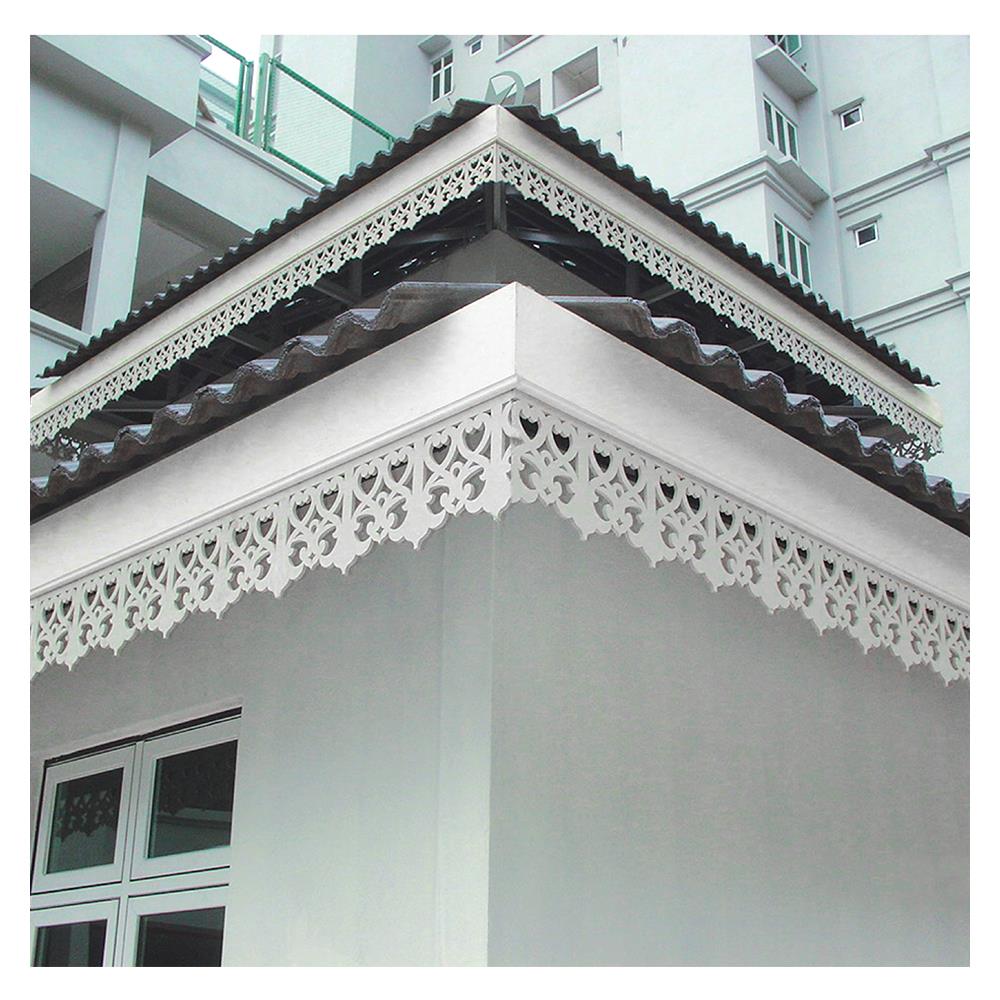 ไม้เชิงชาย ขอบบัว SHERA 15X300X1.6 ซม. สีธรรมชาติ