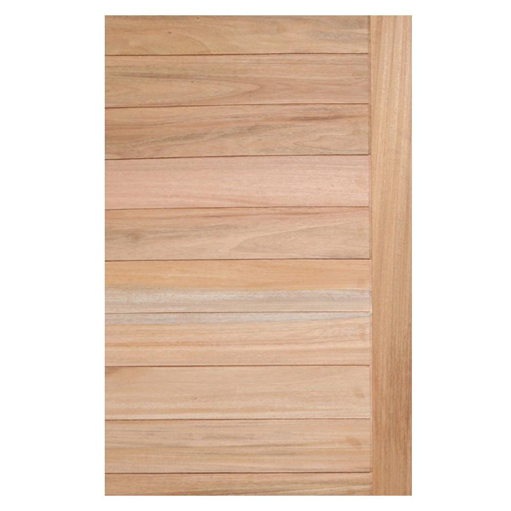 ประตูไม้โอ๊ค AZLE CROSS 80x200 ซม. สีธรรมชาติ ไม่เจาะลูกบิด