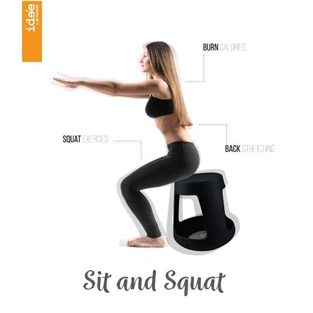 เก้าอี้ออกกำลังกายพลาสติก PIONEER PN9334 สีดำ_2