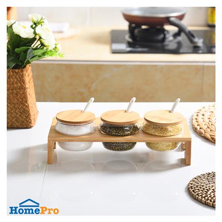 ชุดเครื่องปรุงแก้ว 3 ช่อง BAMBOO JAR_4