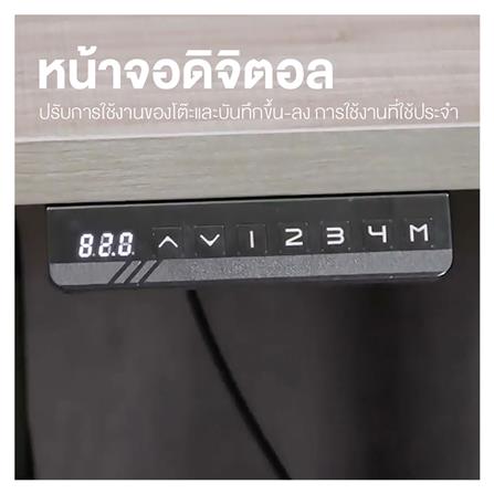 โต๊ะทำงานปรับระดับ ERGOTREND SIT 2 STAND Gen2A 120 ซม. สี SONOMA/ขาว_2