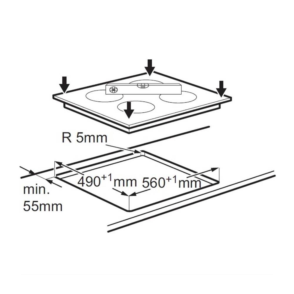 เตาฝังอินดักชั่น ELECTROLUX EIV644 60 ซม.