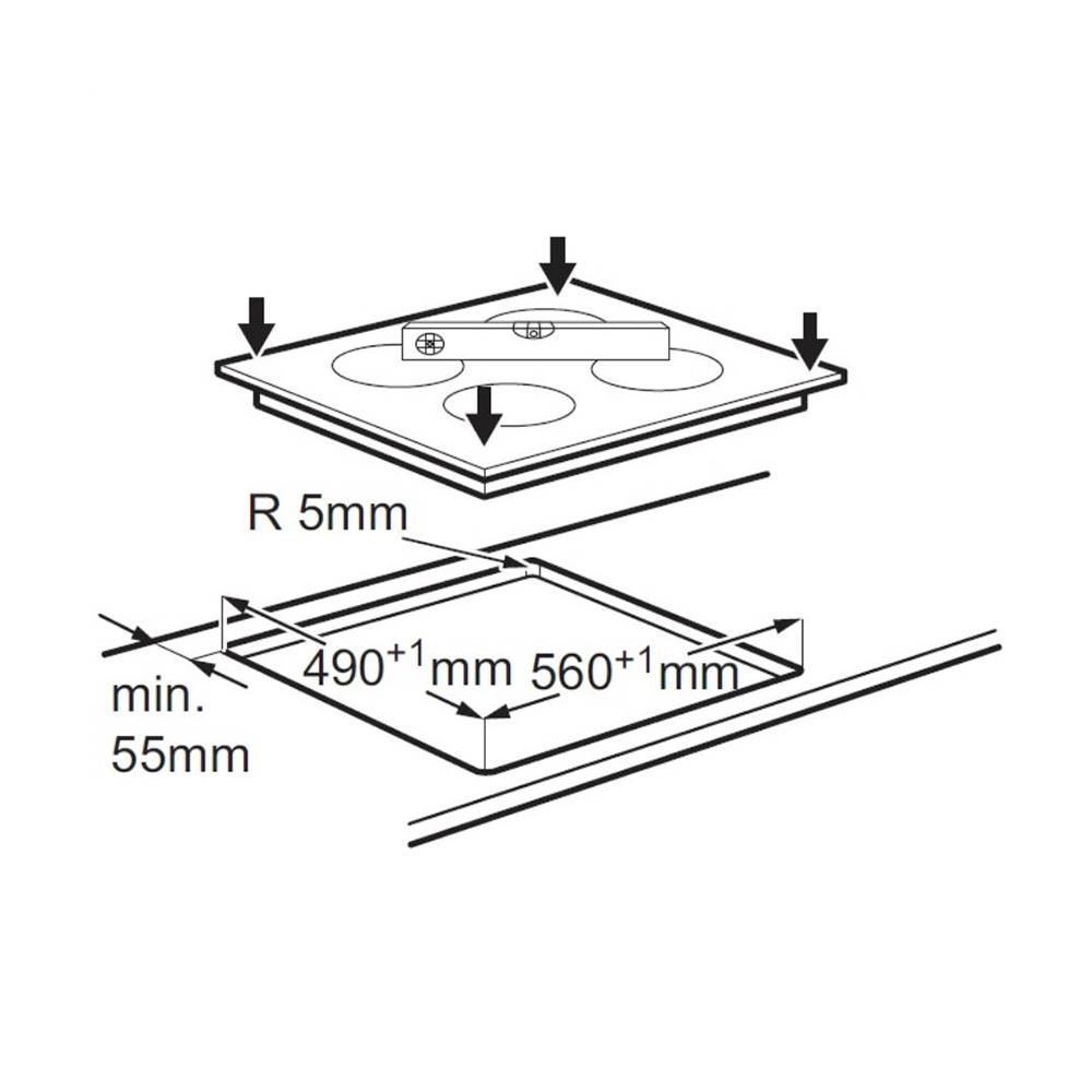 เตาฝังอินดักชั่น ELECTROLUX LIT60336 60 ซม.