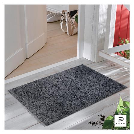 พรม PRAW OVP 50X75 ซม. สีเทาเข้ม_3