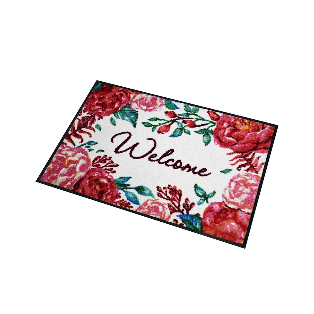 พรม PRAW BOUQUETS 50X75 ซม. สีชมพู