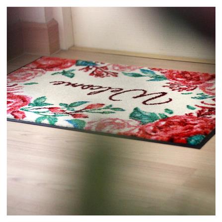 พรม PRAW BOUQUETS 50X75 ซม. สีชมพู_3